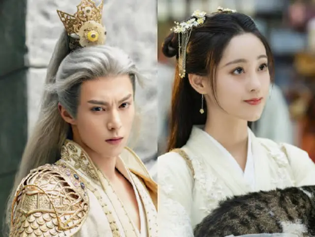 Fantasy Romance Miss the Dragon Drops First Posters with Dylan Wang and  Bambi Zhu Xudan - DramaPanda