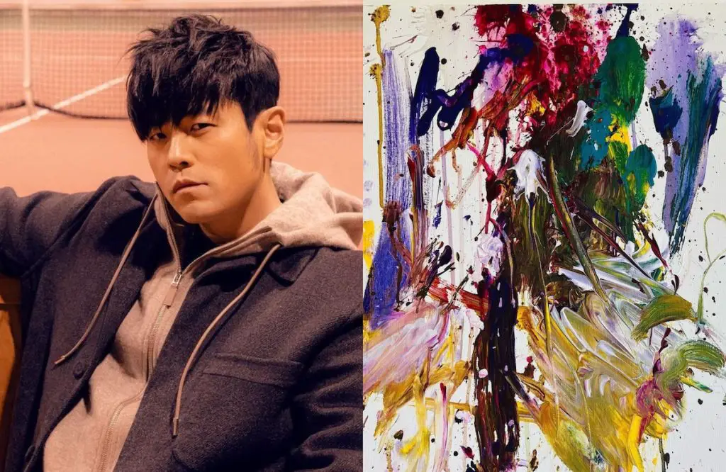 Jay Chou Reveals His Daughter to be the Artist Behind Abstract Painting