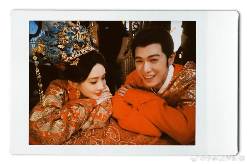 Meng Ziyi and Li Yunrui bts photo