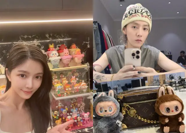Chinese celebs get on the Labubu craze