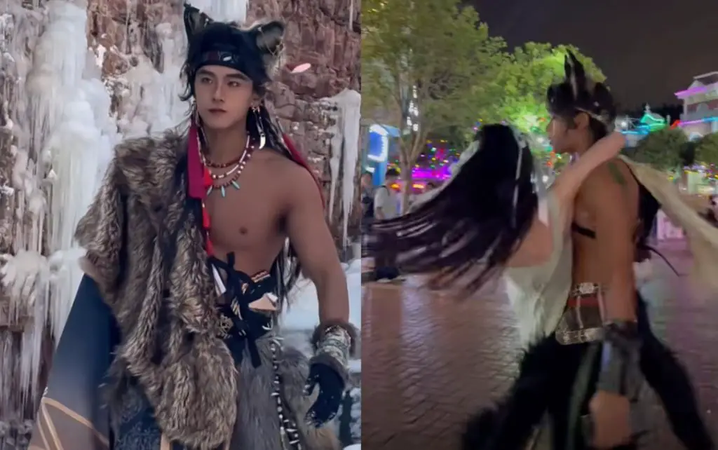 Chinese Theme Park Performer Goes Viral for “Princess Carrying” Guests with No Weight Limit