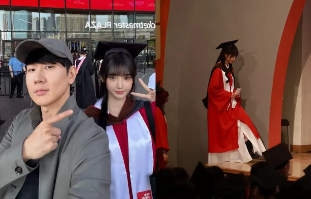 JJ Lin Attends Girlfriend Annalisa’s Graduation in New York