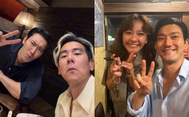 Choi Siwon Reunites With Eddie Peng and Ivy Chen at Respective Cast Gatherings in Taiwan